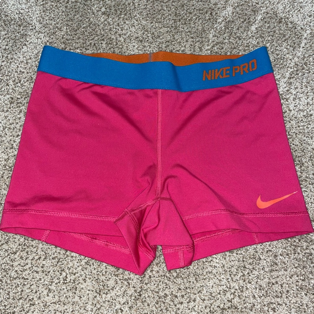 Pink Nike Pro spandex